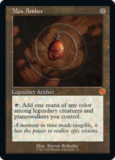 Mox Amber (35) [Brothers War Retro Frame Artifacts]