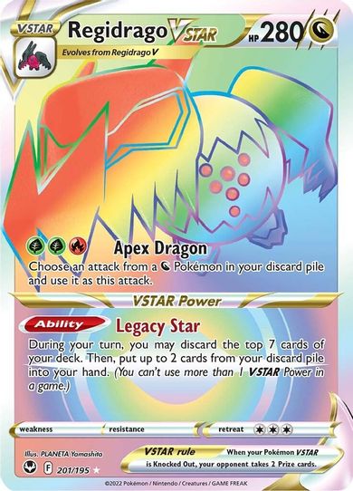 Regidrago VSTAR (Secret) (201/195) [Sword & Shield Silver Tempest]