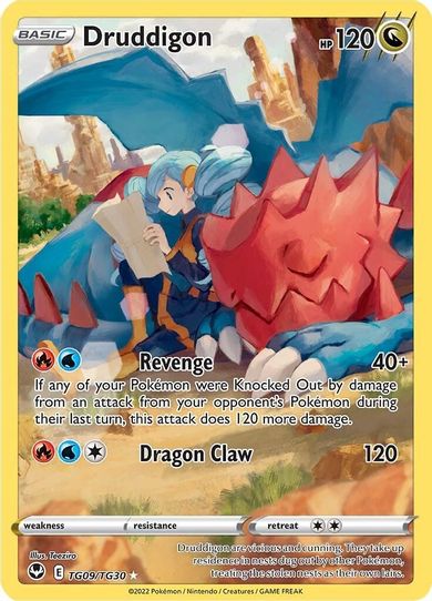 Druddigon (TG09/TG30) [SWSH12: Silver Tempest Trainer Gallery]