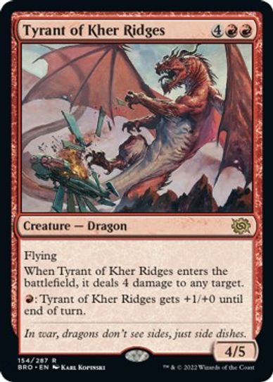 Tyrant of Kher Ridges (154) [The Brothers War]