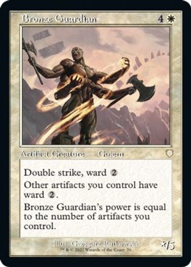 Bronze Guardian (70) [Commander The Brothers War]