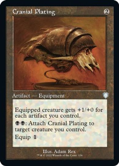 Cranial Plating (136) [Commander The Brothers War]