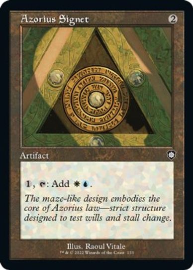 Azorius Signet (133) [Commander The Brothers War]