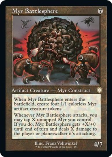 Myr Battlesphere (151) [Commander The Brothers War]