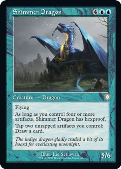 Shimmer Dragon (95) [Commander The Brothers War]
