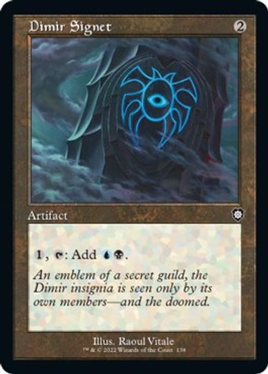 Dimir Signet (138) [Commander The Brothers War]