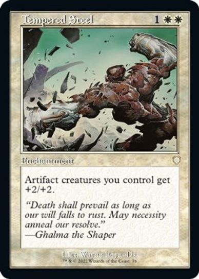 Tempered Steel (76) [Commander The Brothers War]