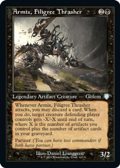 Armix, Filigree Thrasher (103) [Commander The Brothers War]