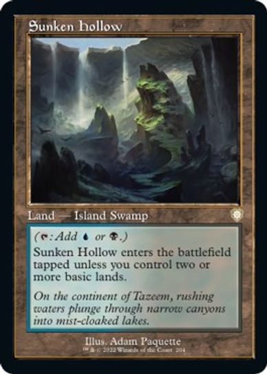 Sunken Hollow (204) [Commander The Brothers War]