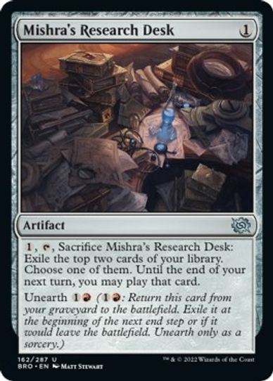 Mishra's Research Desk (162) [The Brothers War]