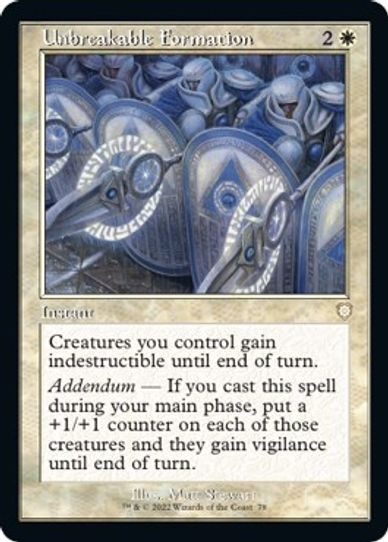 Unbreakable Formation (78) [Commander The Brothers War]