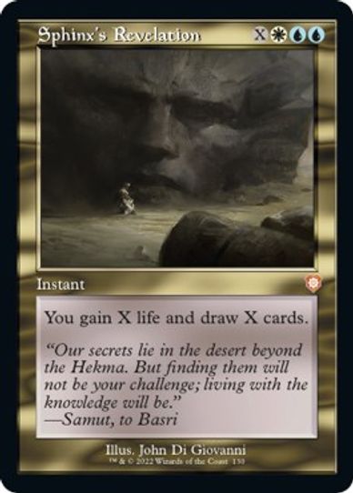 Sphinx's Revelation (130) [Commander The Brothers War]