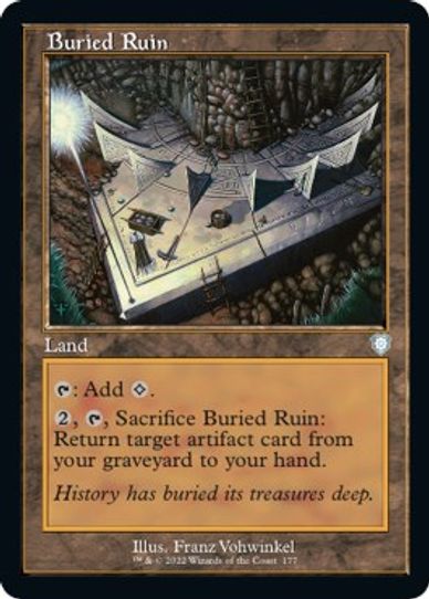 Buried Ruin (177) [Commander The Brothers War]