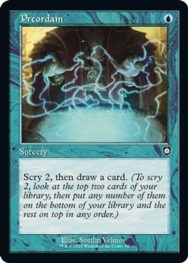 Preordain (92) [Commander The Brothers War]