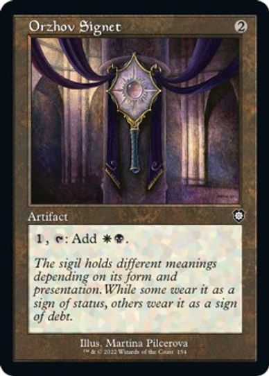 Orzhov Signet (154) [Commander The Brothers War]