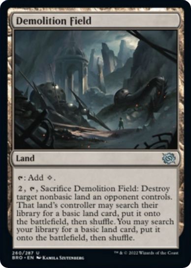 Demolition Field (260) [The Brothers War]