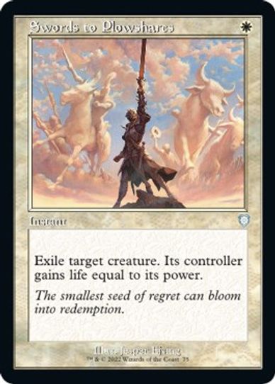 Swords to Plowshares (75) [Commander The Brothers War]