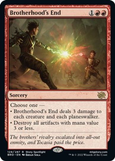 Brotherhood's End (128) [The Brothers War]