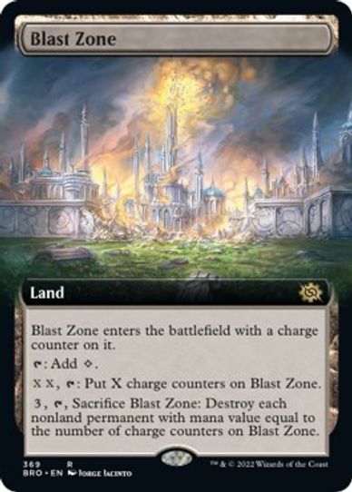 Blast Zone (Extended Art) (369) [The Brothers War]