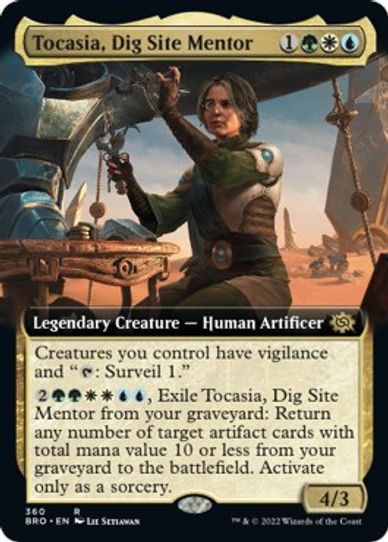 Tocasia, Dig Site Mentor (Extended Art) (360) [The Brothers War]