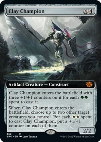 Clay Champion (Extended Art) (362) [The Brothers War]