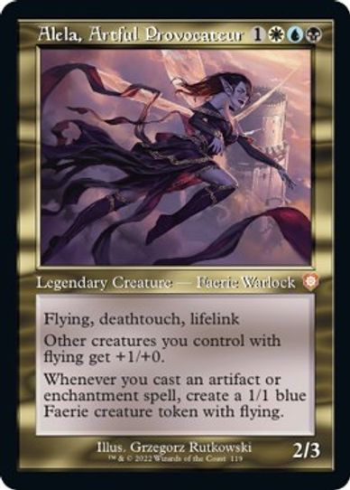 Alela, Artful Provocateur (119) [Commander The Brothers War]