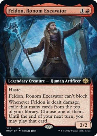 Feldon, Ronom Excavator (Extended Art) (337) [The Brothers War]