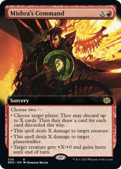 Mishra's Command (Extended Art) (339) [The Brothers War]
