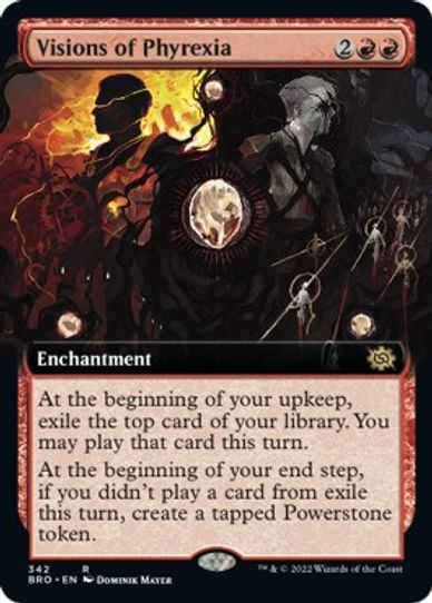 Visions of Phyrexia (Extended Art) (342) [The Brothers War]