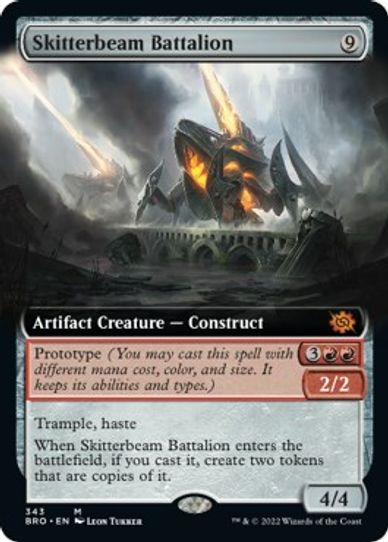 Skitterbeam Battalion (Extended Art) (343) [The Brothers War]