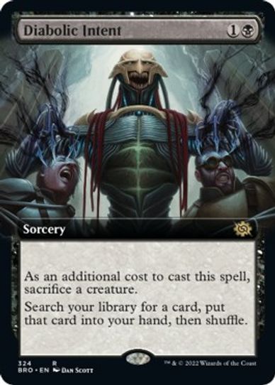 Diabolic Intent (Extended Art) (324) [The Brothers War]