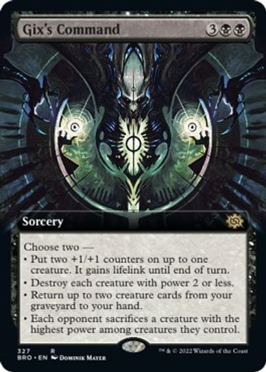 Gix's Command (Extended Art) (327) [The Brothers War]