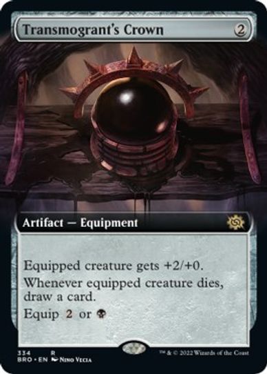 Transmogrant's Crown (Extended Art) (334) [The Brothers War]