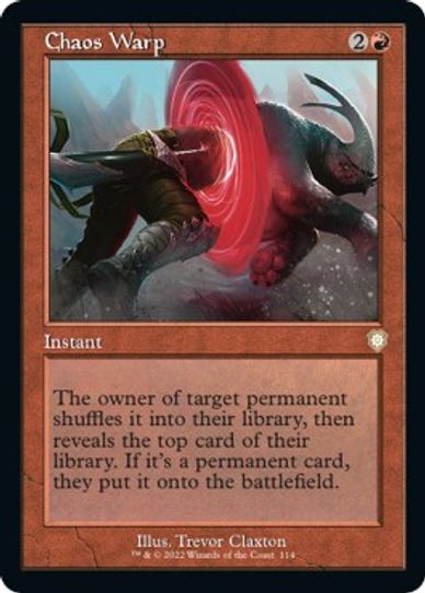 Chaos Warp (114) [Commander The Brothers War]