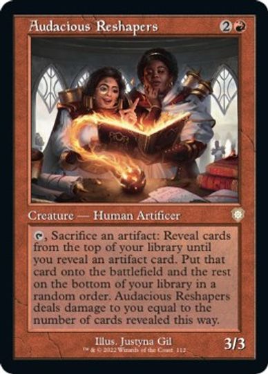 Audacious Reshapers (112) [Commander The Brothers War]