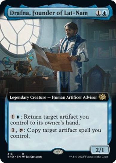 Drafna, Founder of Lat Nam (Extended Art) (313) [The Brothers War]