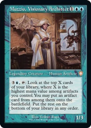 Muzzio, Visionary Architect (89) [Commander The Brothers War]