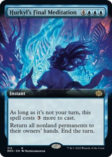 Hurkyl's Final Meditation (Extended Art) (315) [The Brothers War]