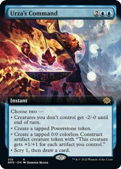 Urza's Command (Extended Art) (318) [The Brothers War]