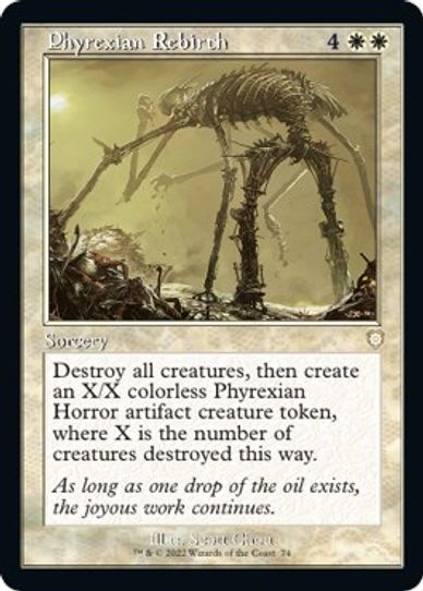 Phyrexian Rebirth (74) [Commander The Brothers War]