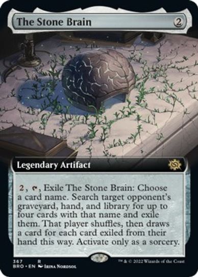 The Stone Brain (Extended Art) (367) [The Brothers War]