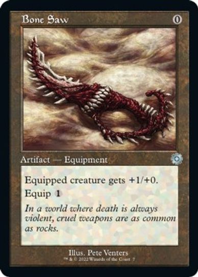 Bone Saw (7) [Brothers War Retro Frame Artifacts]