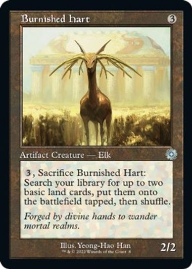 Burnished Hart (8) [Brothers War Retro Frame Artifacts]