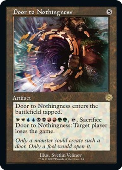 Door to Nothingness (14) [Brothers War Retro Frame Artifacts]