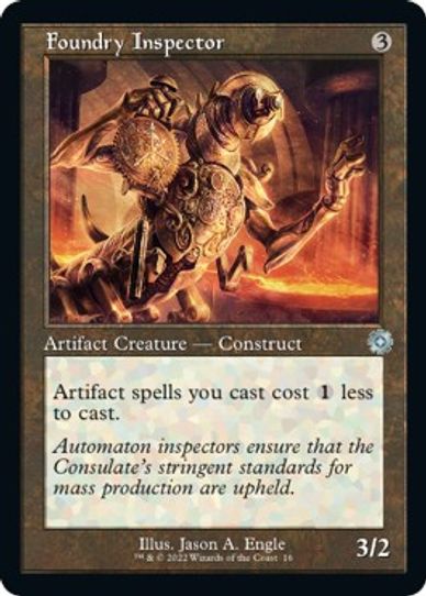 Foundry Inspector (16) [Brothers War Retro Frame Artifacts]
