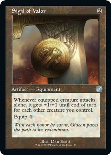 Sigil of Valor (53) [Brothers War Retro Frame Artifacts]
