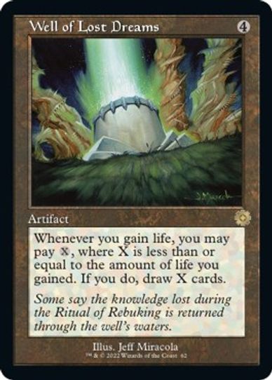 Well of Lost Dreams (62) [Brothers War Retro Frame Artifacts]