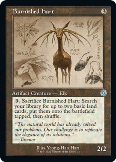 Burnished Hart (Schematic) (71) [Brothers War Retro Frame Artifacts]
