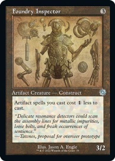 Foundry Inspector (Schematic) (79) [Brothers War Retro Frame Artifacts]