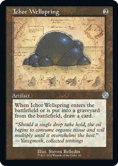 Ichor Wellspring (Schematic) (84) [Brothers War Retro Frame Artifacts]